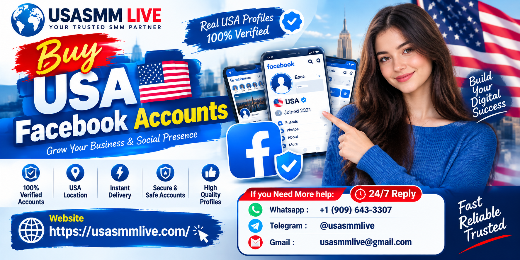 Buy USA Facebook Accounts &ndash; 100% Safety & Setup Guide
